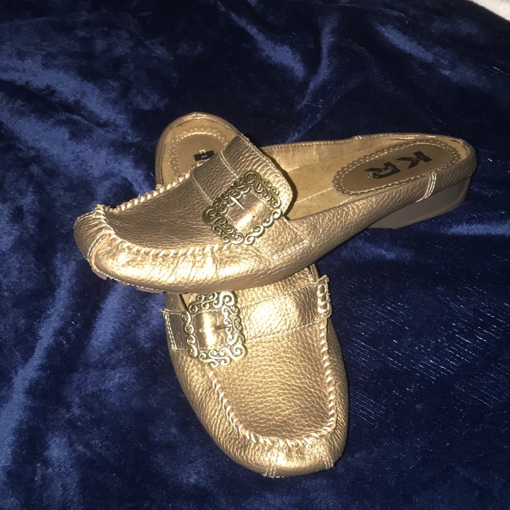 Fancy buckled shoes